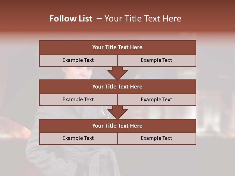 Autumn City Sad PowerPoint Template