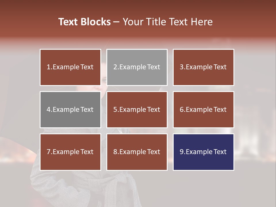 Autumn City Sad PowerPoint Template