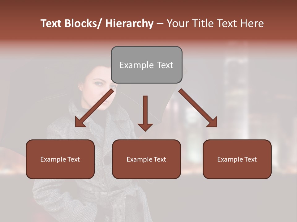 Autumn City Sad PowerPoint Template