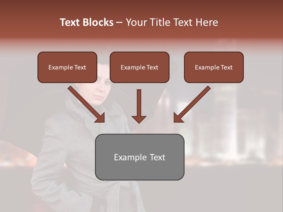 Autumn City Sad PowerPoint Template