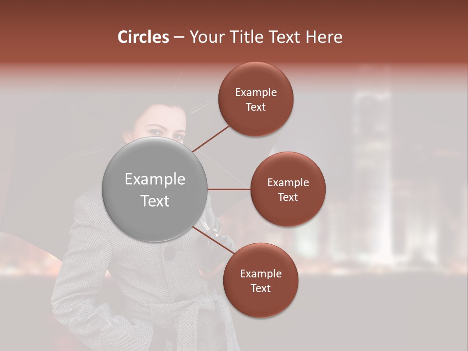 Autumn City Sad PowerPoint Template