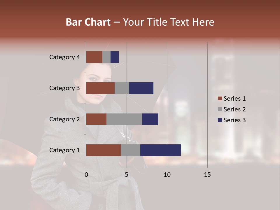 Autumn City Sad PowerPoint Template