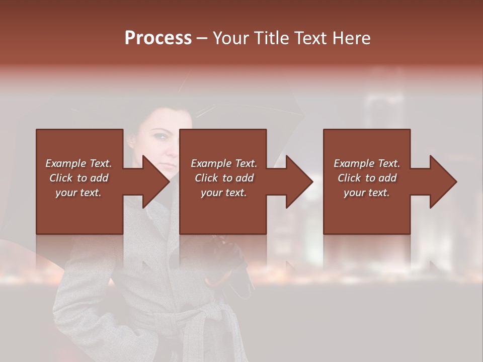 Autumn City Sad PowerPoint Template