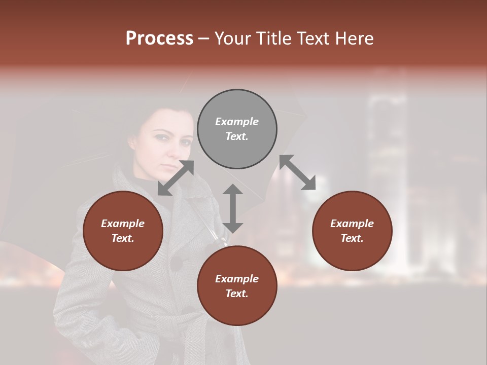 Autumn City Sad PowerPoint Template