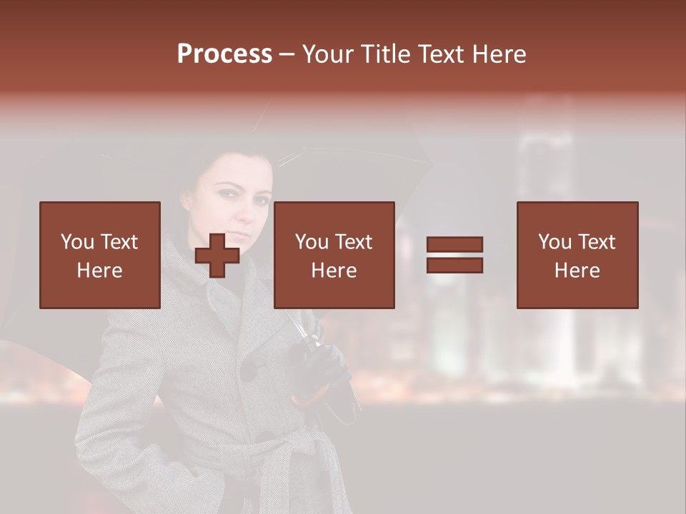 Autumn City Sad PowerPoint Template