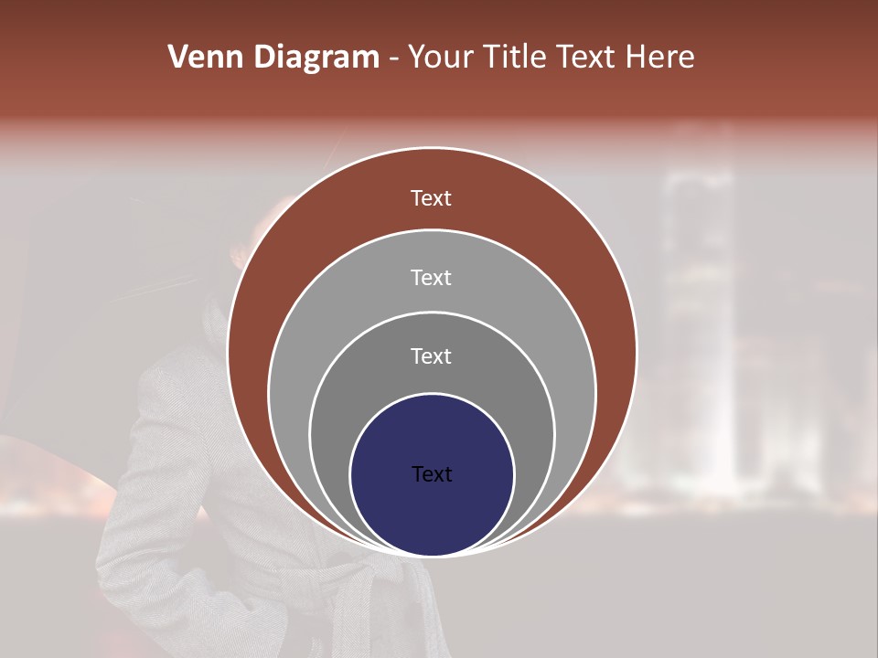 Autumn City Sad PowerPoint Template