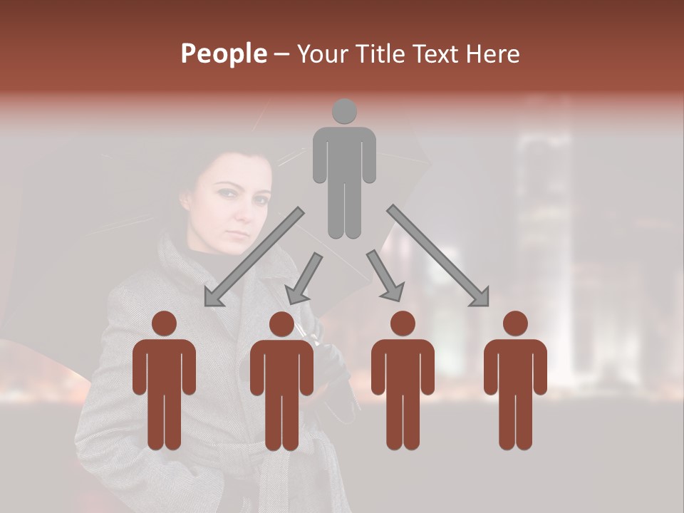 Autumn City Sad PowerPoint Template