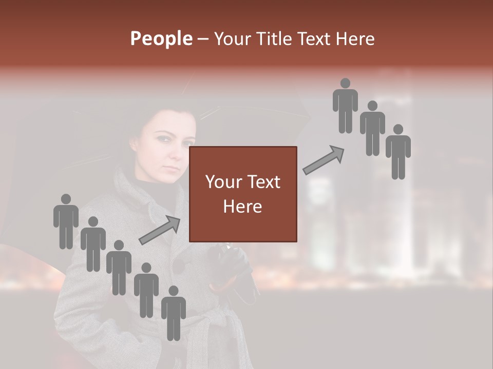 Autumn City Sad PowerPoint Template