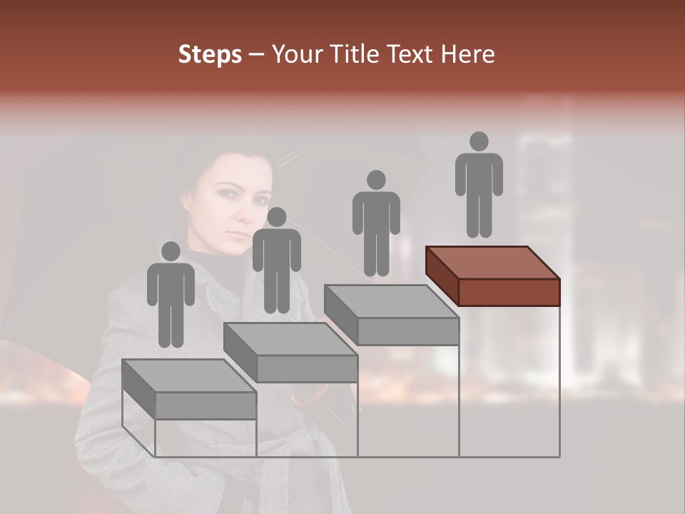 Autumn City Sad PowerPoint Template