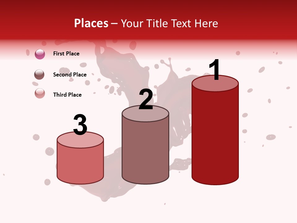 Artistic Liquid Drop PowerPoint Template