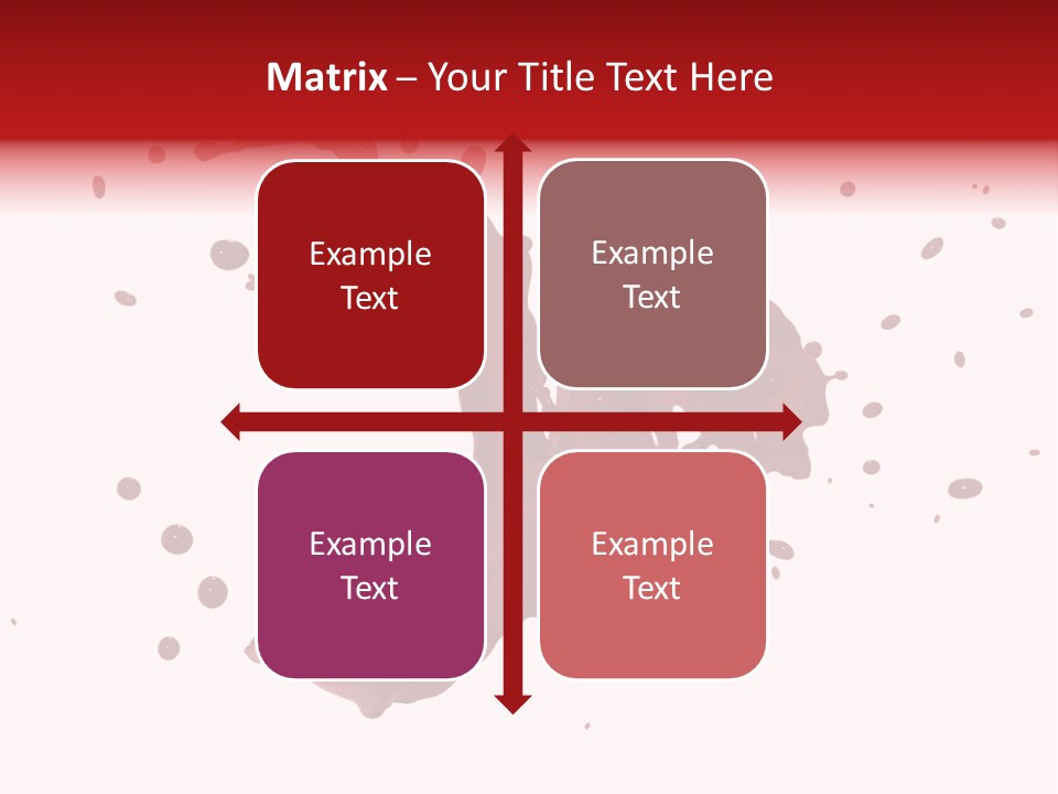 Artistic Liquid Drop PowerPoint Template