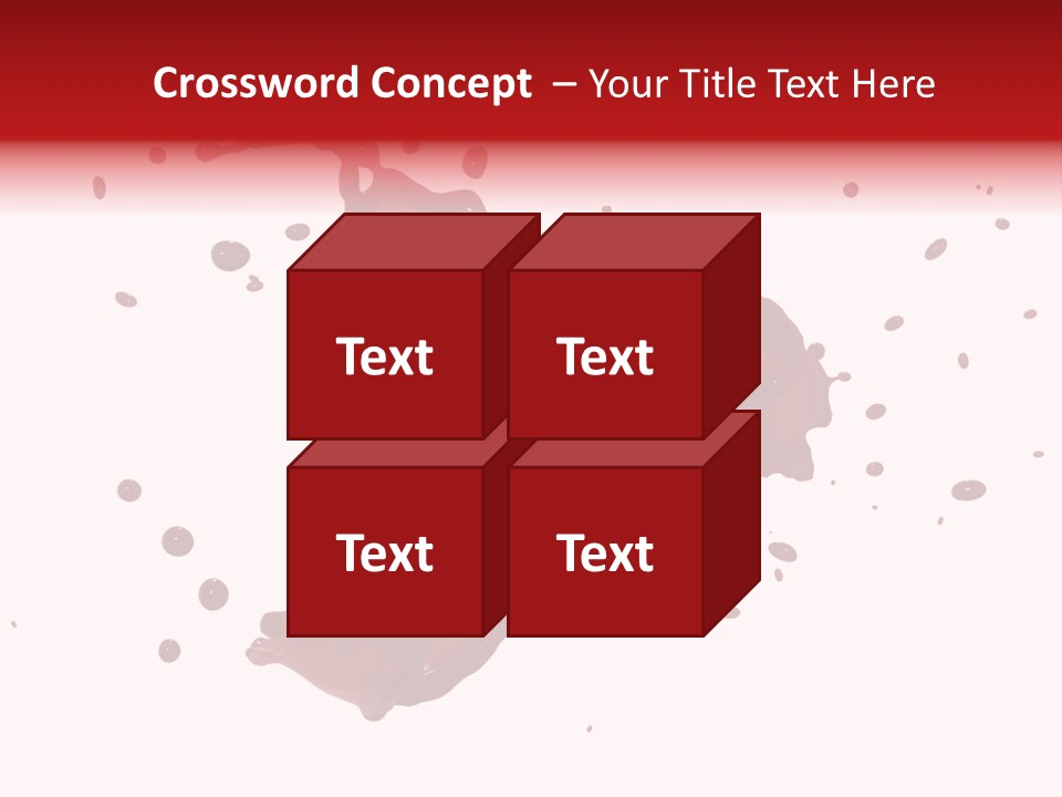 Artistic Liquid Drop PowerPoint Template