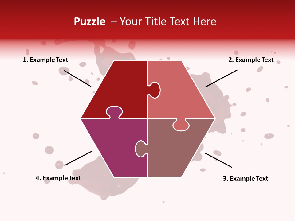 Artistic Liquid Drop PowerPoint Template