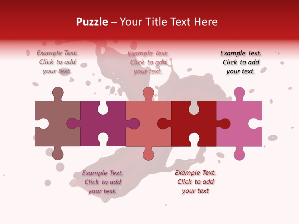 Artistic Liquid Drop PowerPoint Template