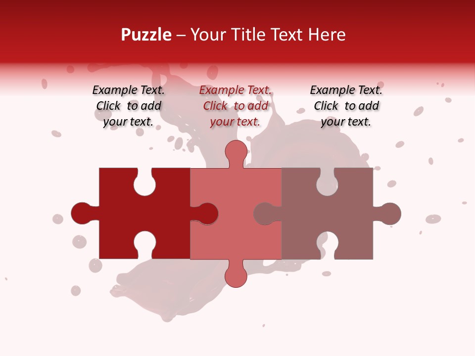 Artistic Liquid Drop PowerPoint Template