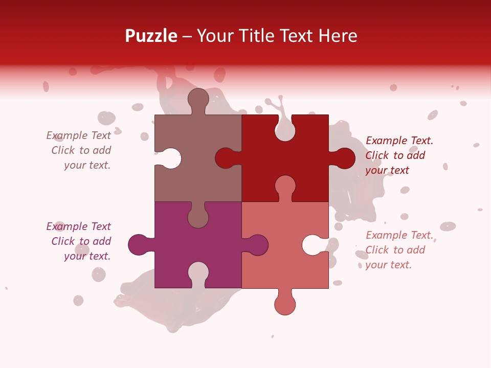 Artistic Liquid Drop PowerPoint Template