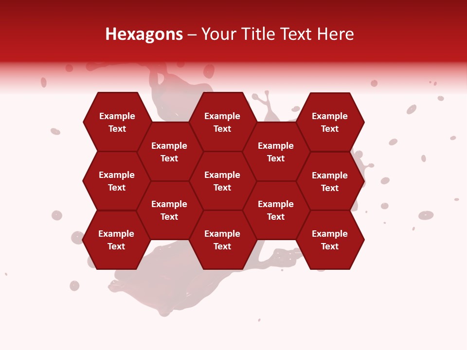 Artistic Liquid Drop PowerPoint Template