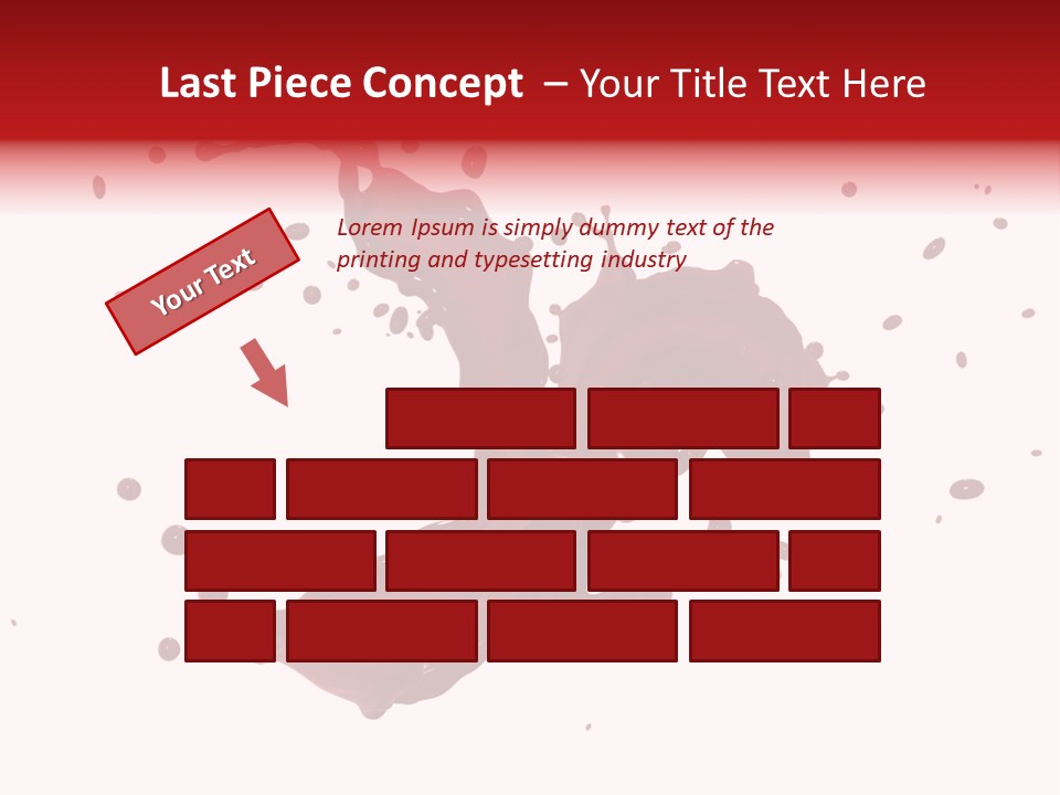 Artistic Liquid Drop PowerPoint Template