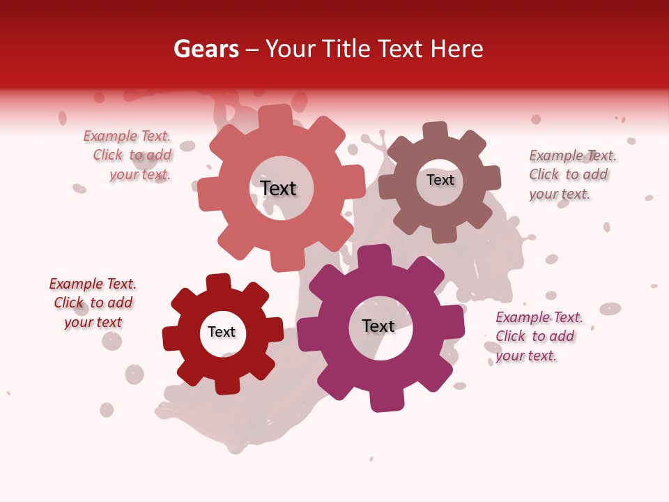 Artistic Liquid Drop PowerPoint Template