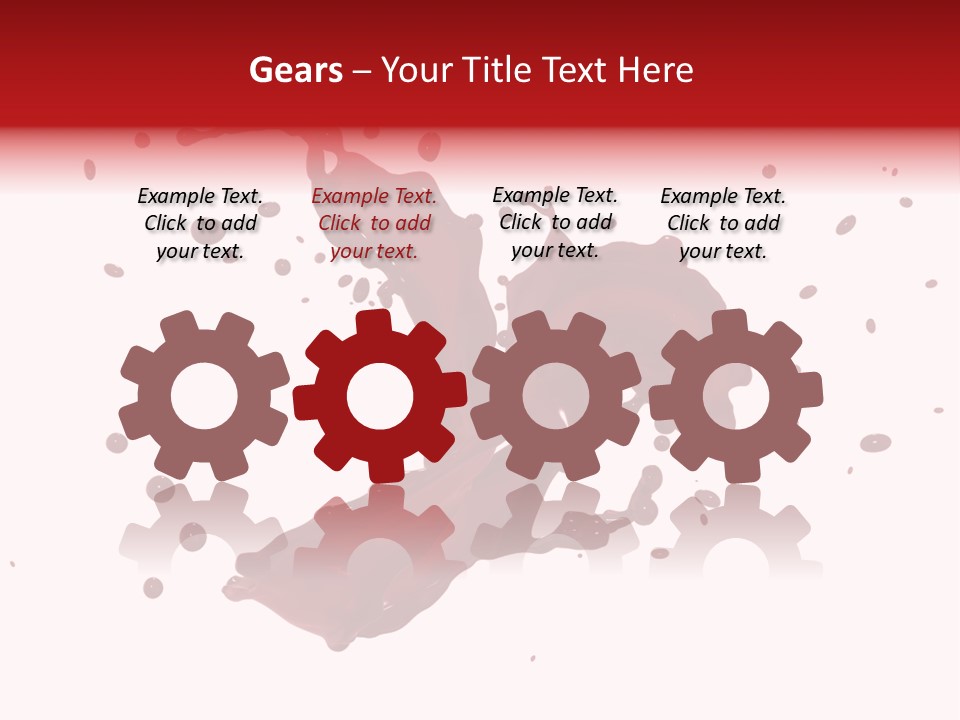 Artistic Liquid Drop PowerPoint Template