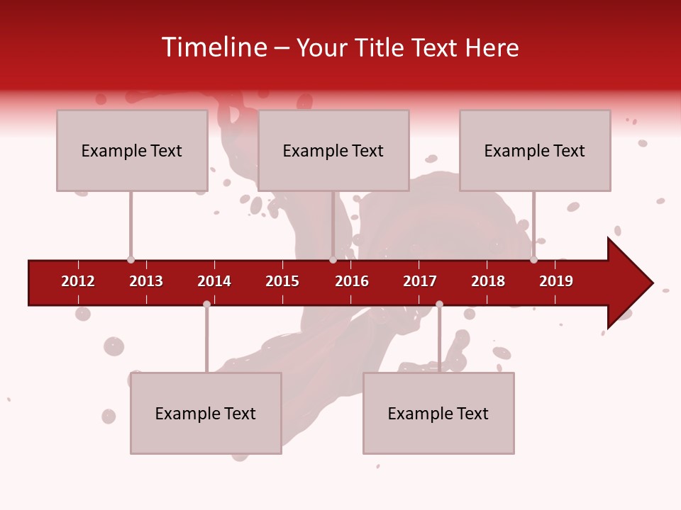 Artistic Liquid Drop PowerPoint Template