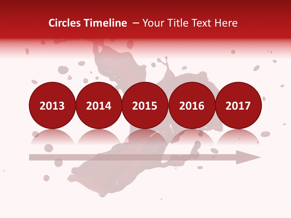 Artistic Liquid Drop PowerPoint Template