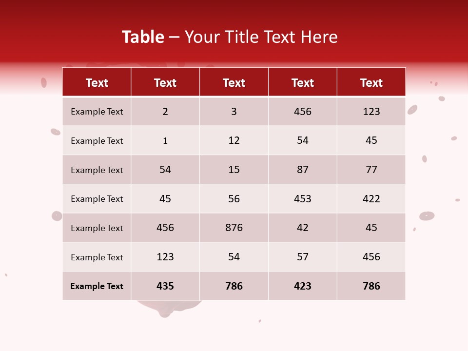 Artistic Liquid Drop PowerPoint Template