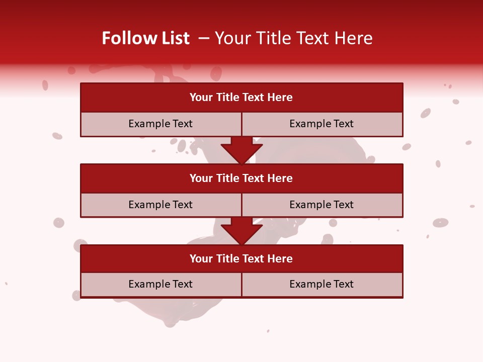 Artistic Liquid Drop PowerPoint Template