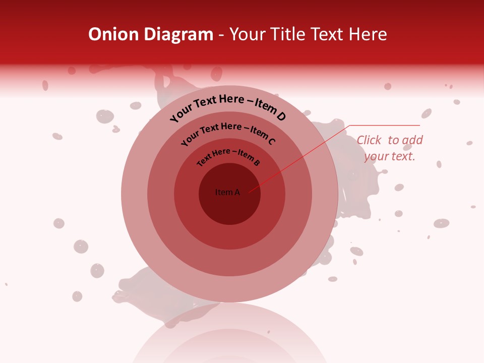 Artistic Liquid Drop PowerPoint Template