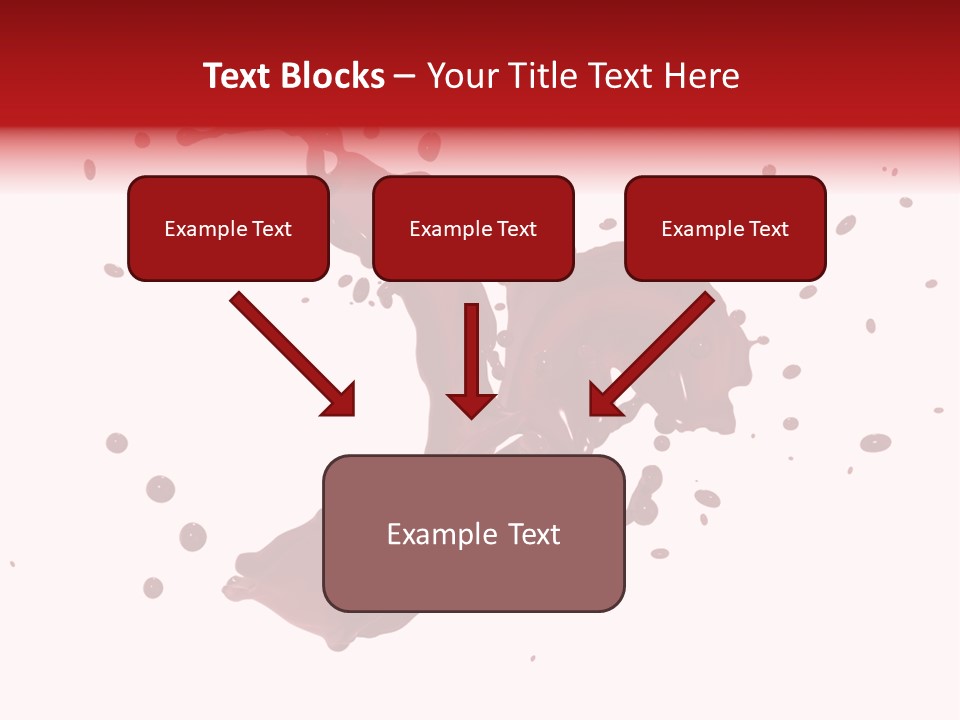 Artistic Liquid Drop PowerPoint Template