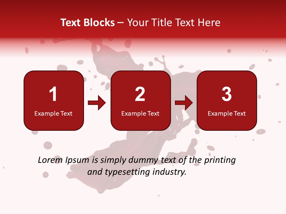 Artistic Liquid Drop PowerPoint Template
