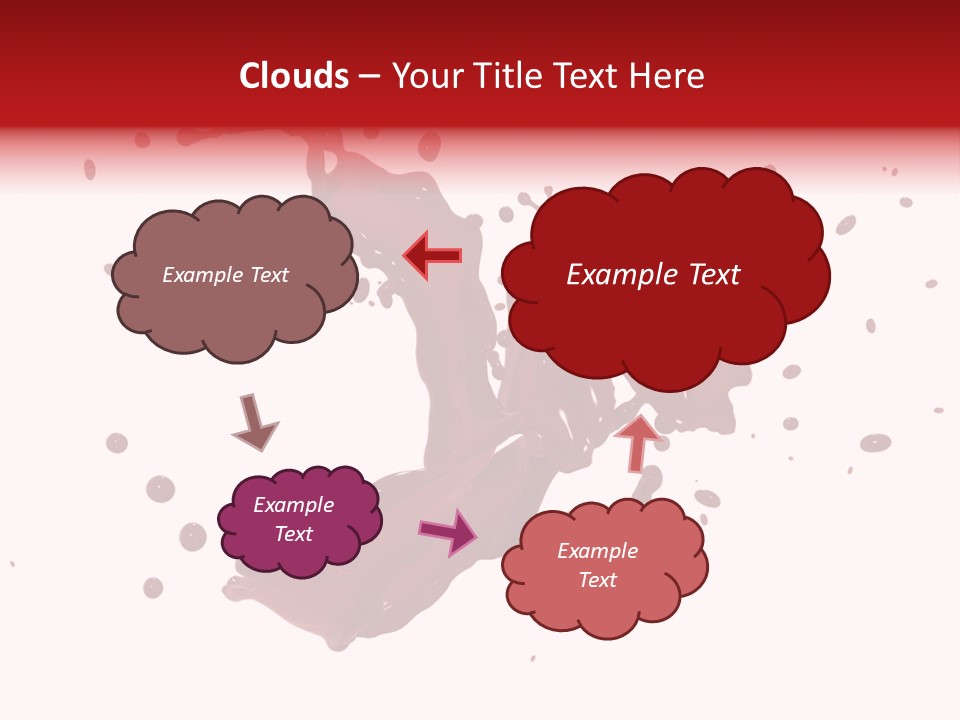 Artistic Liquid Drop PowerPoint Template