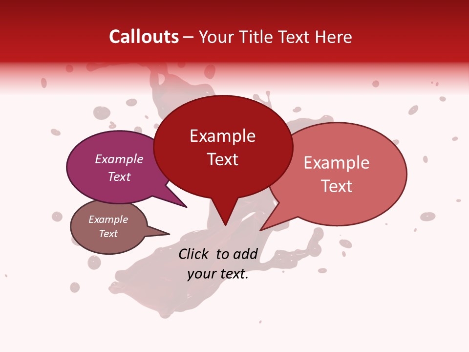 Artistic Liquid Drop PowerPoint Template