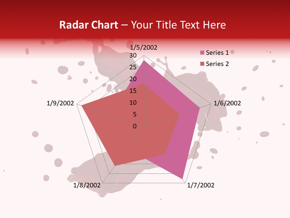 Artistic Liquid Drop PowerPoint Template