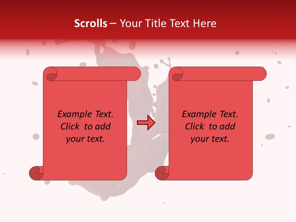 Artistic Liquid Drop PowerPoint Template
