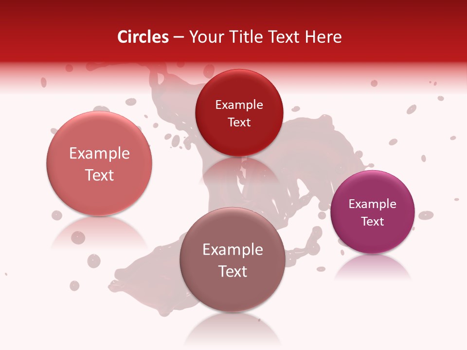 Artistic Liquid Drop PowerPoint Template