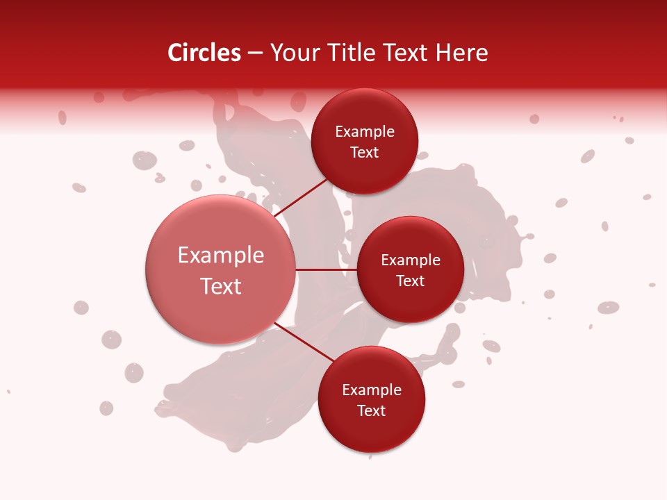 Artistic Liquid Drop PowerPoint Template