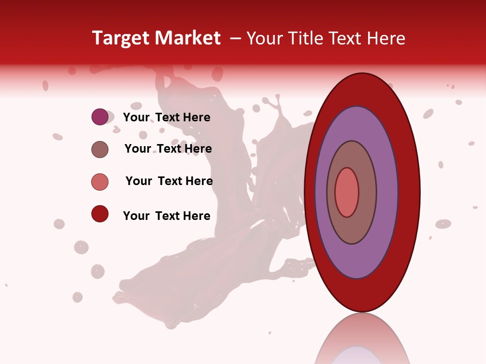 Artistic Liquid Drop PowerPoint Template