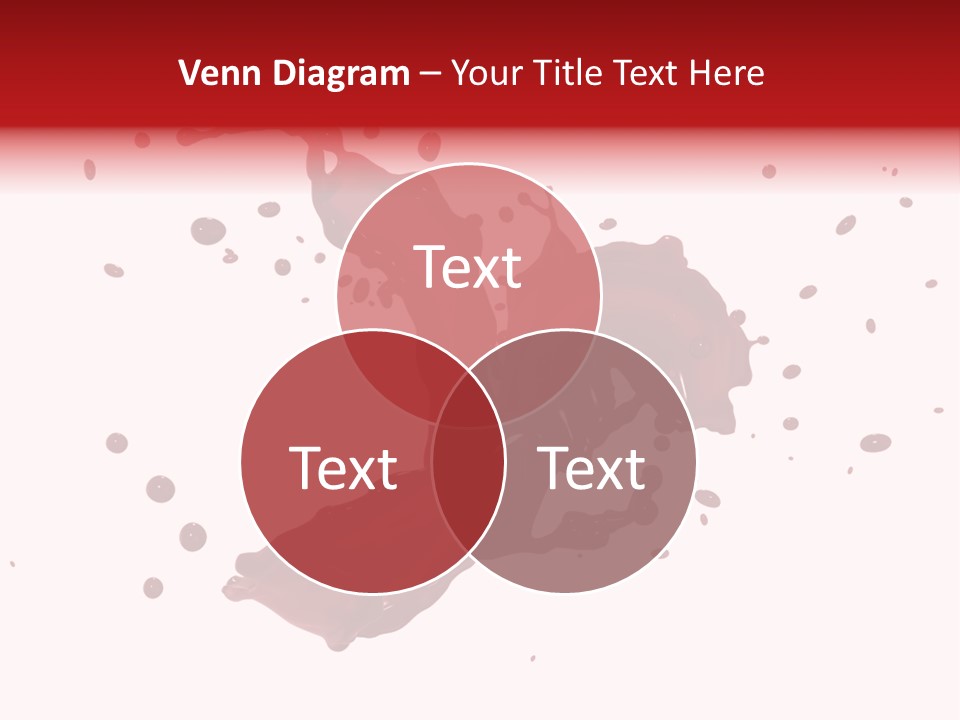 Artistic Liquid Drop PowerPoint Template