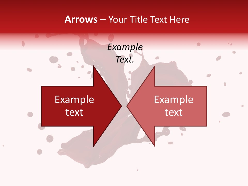 Artistic Liquid Drop PowerPoint Template