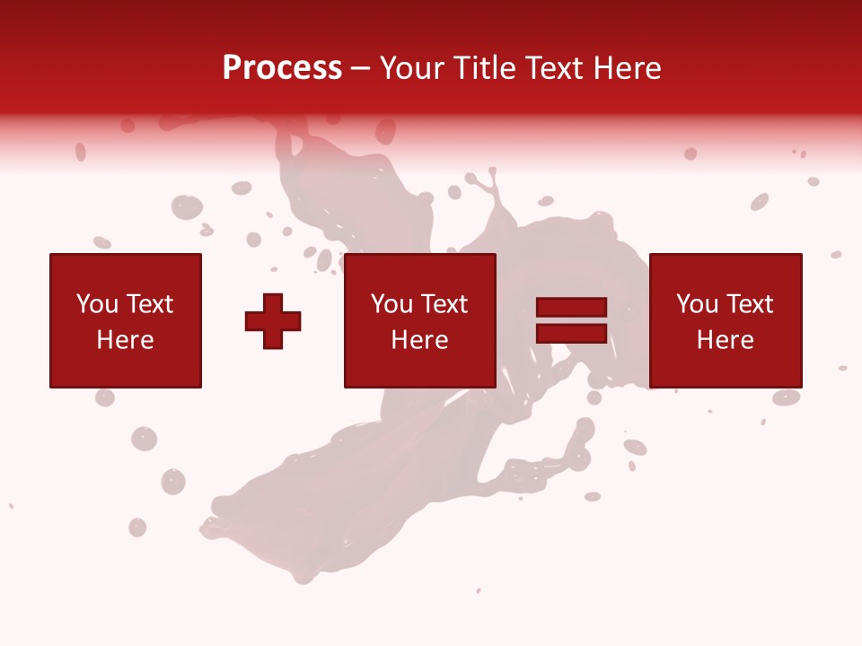 Artistic Liquid Drop PowerPoint Template