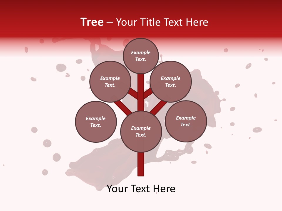 Artistic Liquid Drop PowerPoint Template