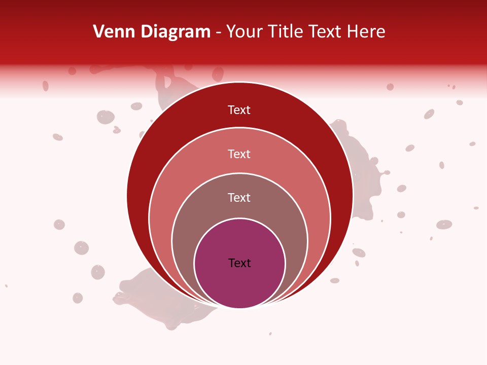 Artistic Liquid Drop PowerPoint Template