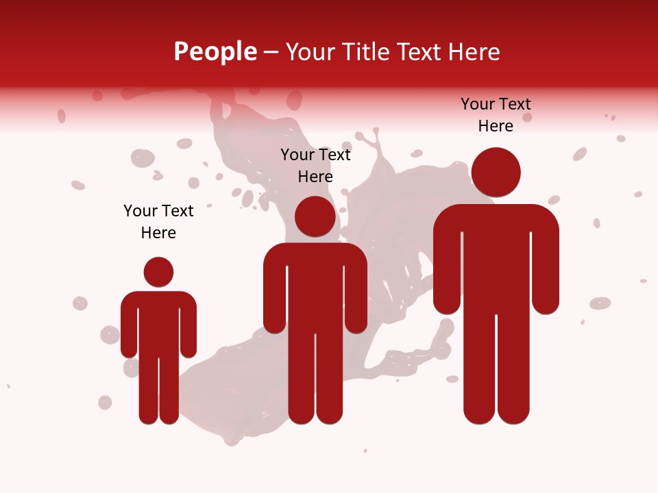 Artistic Liquid Drop PowerPoint Template