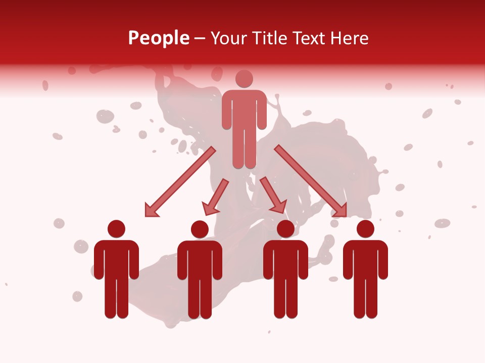 Artistic Liquid Drop PowerPoint Template