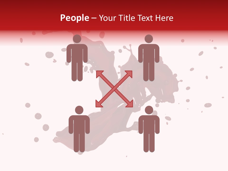 Artistic Liquid Drop PowerPoint Template