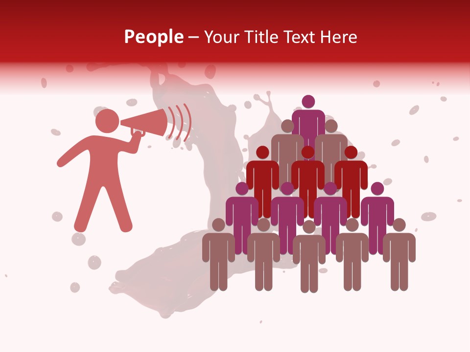 Artistic Liquid Drop PowerPoint Template