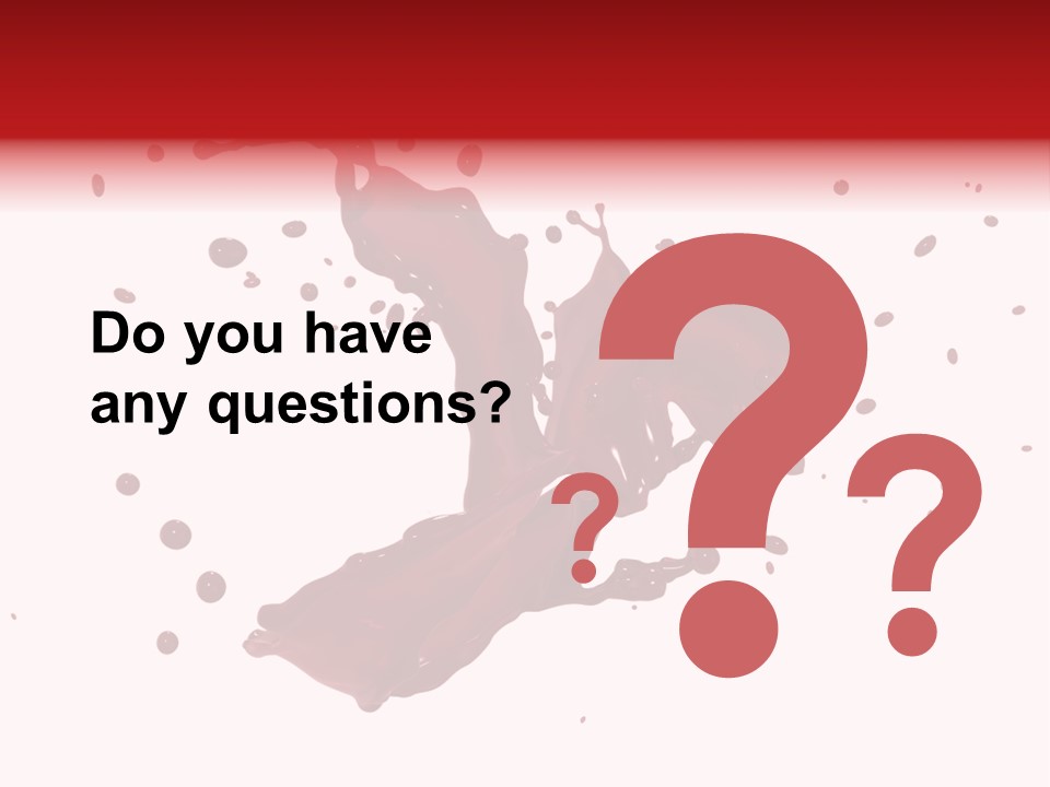 Artistic Liquid Drop PowerPoint Template