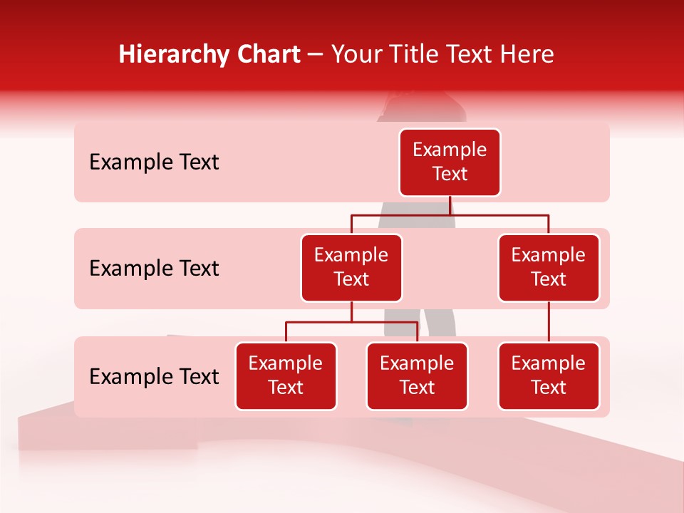 Isolated Red Goal PowerPoint Template