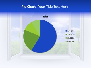 Window Field Illustration PowerPoint Template